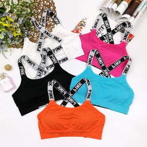 Pink Energy Seamless Running Sport Bras